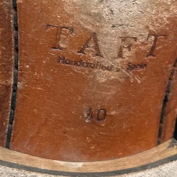 TAFT Men’s Leather Chelsea Ankle Boots Black 40 - Picture 12 of 16